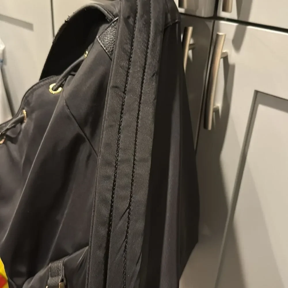 🎉Last Deal🎉Black Backpack with Gold Accents
